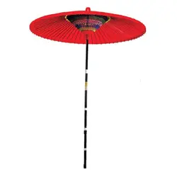 High Quality Promotional Outdoor Parasol Umbrella With Red Cloth
