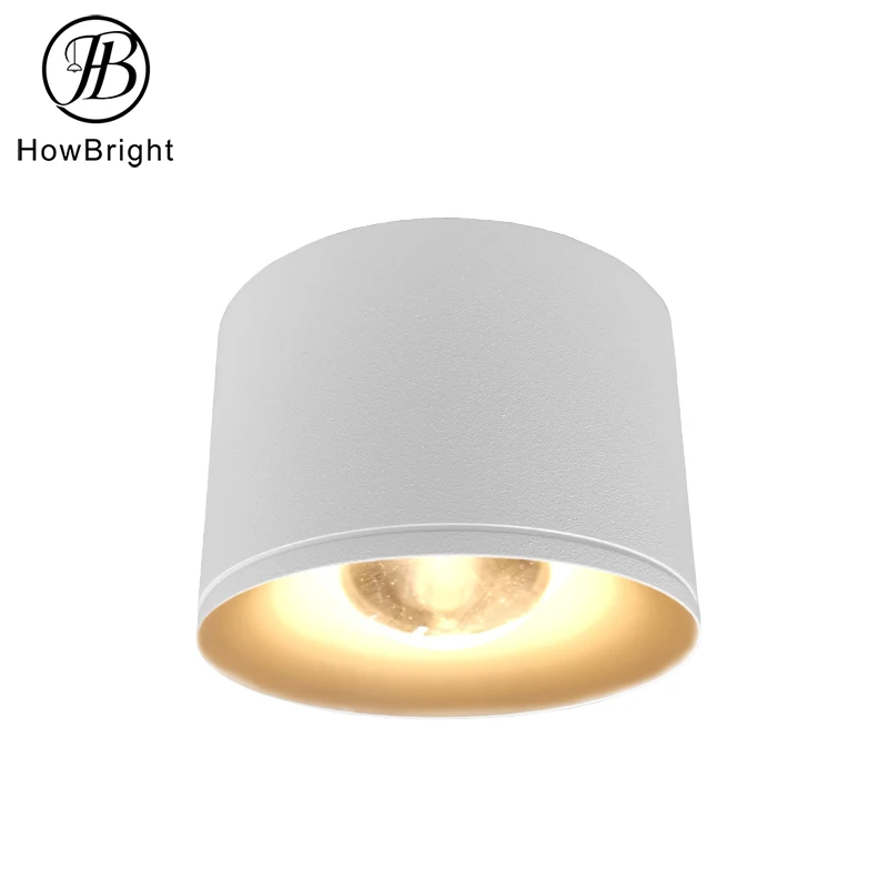 How Bright Popular Modern design LED White Downlight Surface Mounted DOB Ceiling Light Aluminum spotlight For Living Room Office