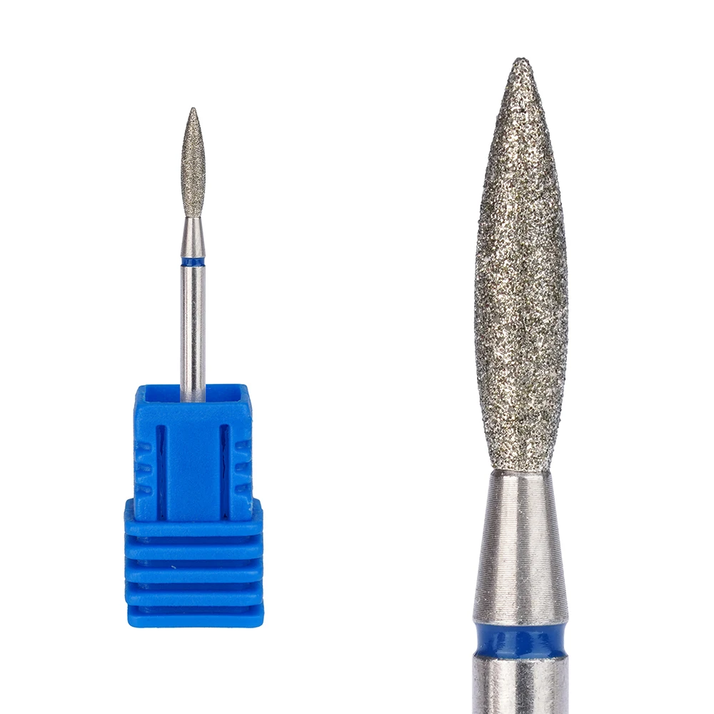 3/23 Diamond Nail Drill Bits Cuticle Clean Milling Cutter Bits For Manicure Diamond Burs Cuticle Clean Nail Drill For  Salon Use