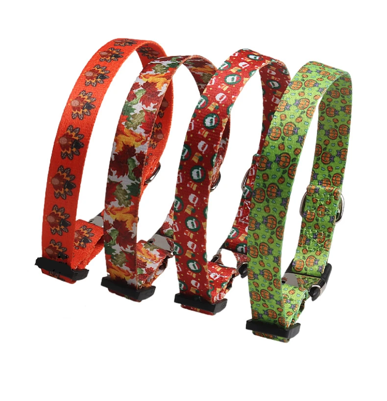 Hot Selling Pet Dog leash Personalized Custom Design sublimation Printed Dog Collar