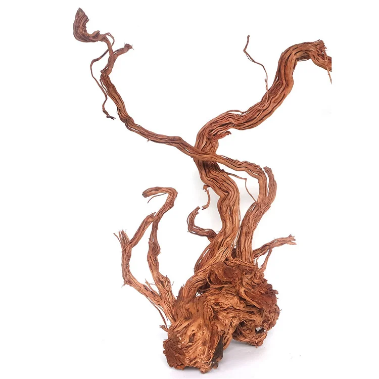 Wholesale Azalea Wood-S Shape Tree Aquarium Decor driftwood Sculpture