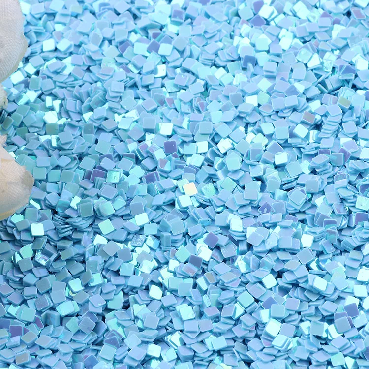 New Hot 2mm Tiny Square Shape PVC Loose Sequins Glitter Paillettes For Nail Art Manicure