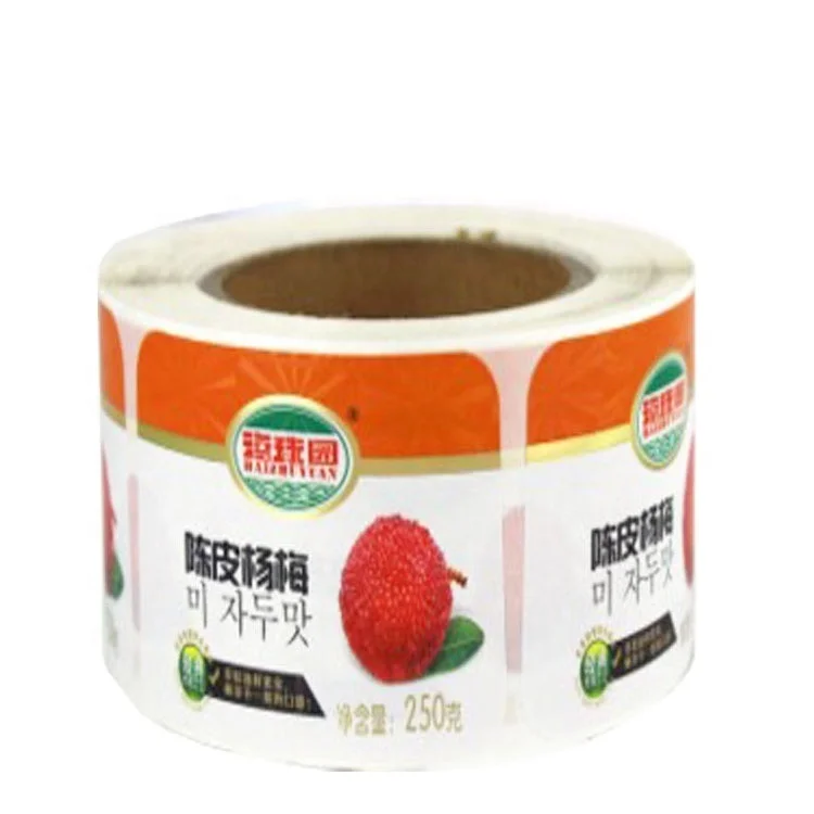 Custom Vinyl glossy coated with gold foil adhesive label set for Cosmetics