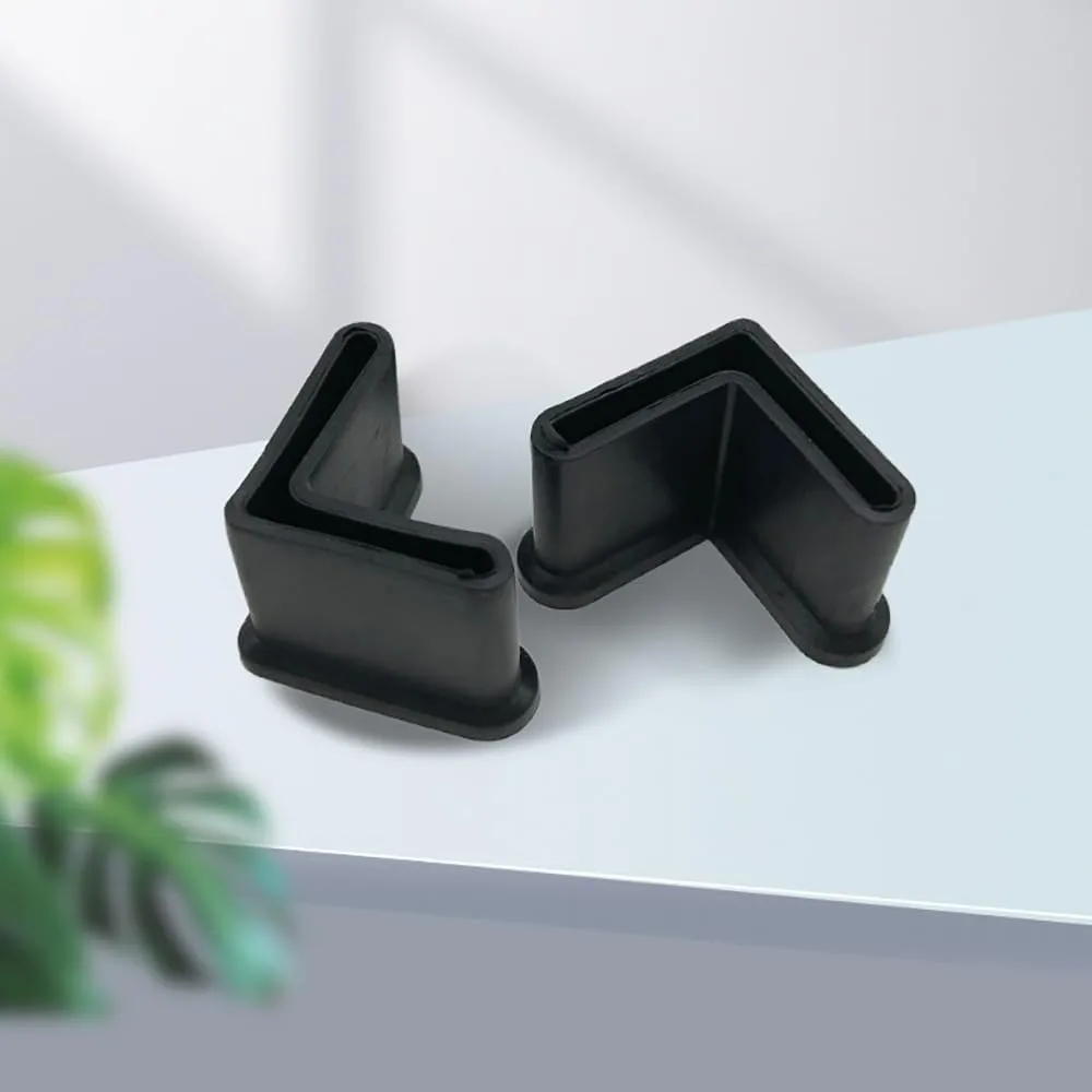 L Shaped Rubber Angle Iron Caps Furniture Angle Iron Foot Pads Furniture Rubber Leg Covers