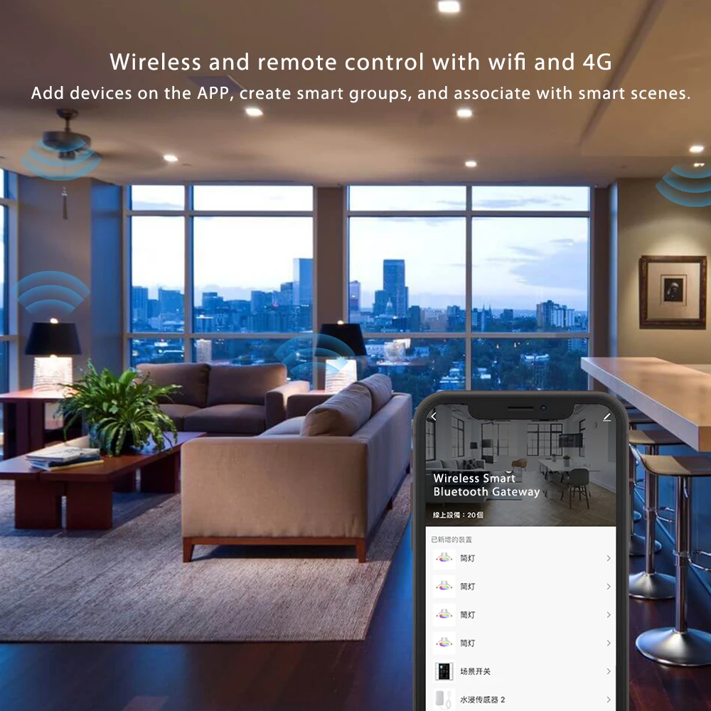 Tuya  Appliance Gateway DC5V Host + 0.5m data cable + Adapter(CE)  Remote Smart Zigbee Control 60*60 USB Gateway