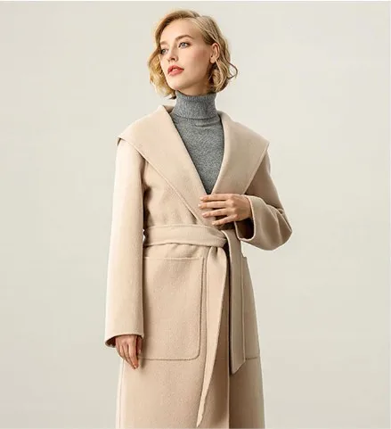 New Design Fashion Long Coat Cardigan With Belt