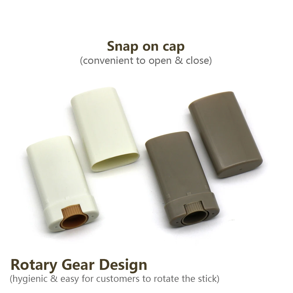 High Quality Plastic PP PCR Highlight Sunscreen Stick Packaging Colorful Deodorant Tube Wholesale