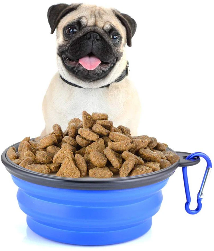 
350ML of volume Food Grade travel dog bowl collapsible dog bowl with customize logo collapsible pet bowl 