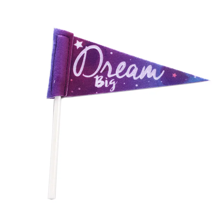 Felt flag sports club customized printed felt bunting sport felt triangle pennant banner