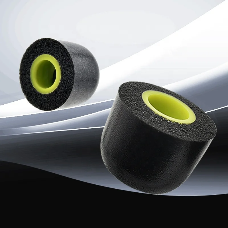 High Quality Replacement Earphone  Accessories 5.5mm Sponge Memory Foam Connector  Eartip Earplugs