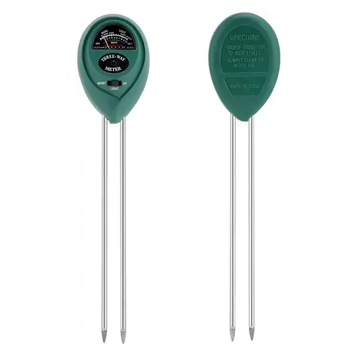 4 in 1 Soil PH Meter Sunlight PH Tester Garden Flowers Soil Moisture Sensor Meter Plants Acidity Humidity PH Monitor Detector