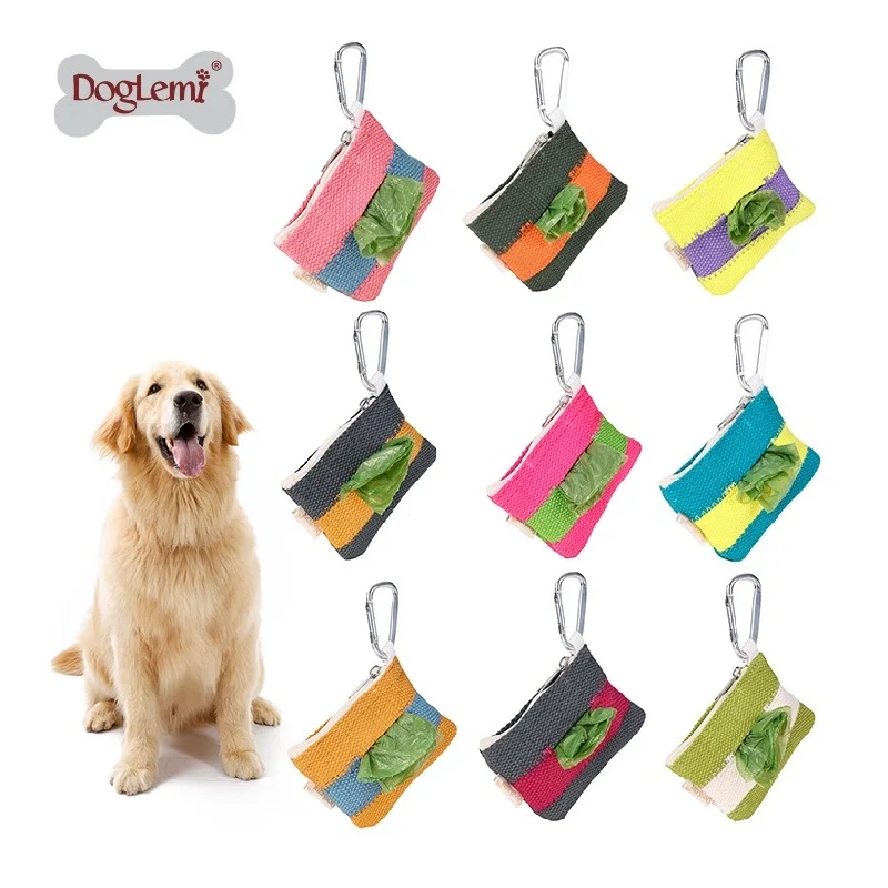 Custom logo dog treat pouch Cotton Polyester enhances comfortable feelings Dog training pouch Dog treat dispenser