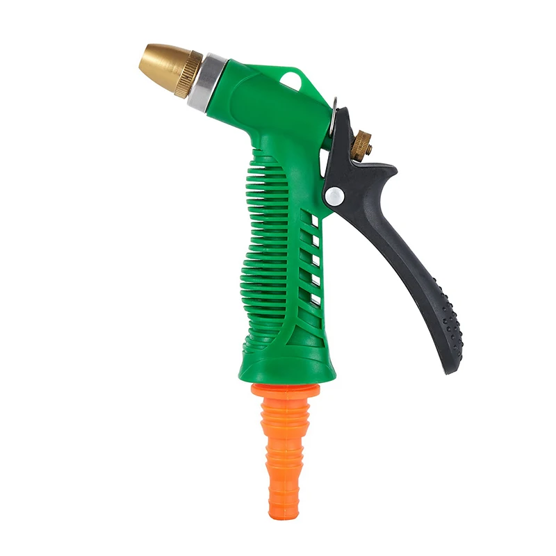 Adjustable Garden Hose Water Spray Nozzle With Brass Or Aluminum Alloy Nozzle