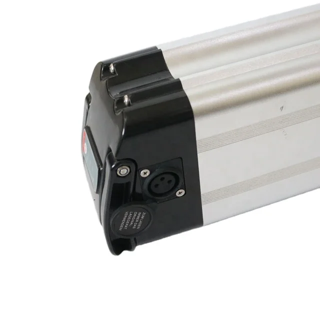 Powerful Li Ion Battery Pack 24v 36v 10ah 12ah 20ah Rechargeable Electric Bike Battery Silver Fish