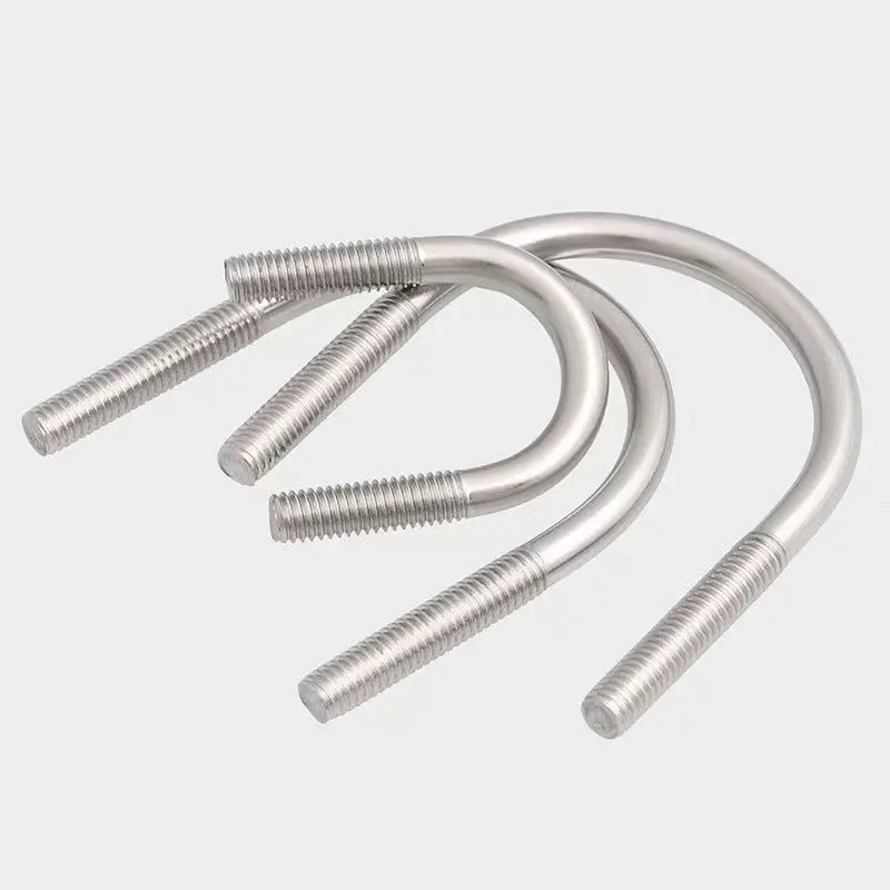 Good Quality Metric Series A2 M6 Pipe Diameter( 14~76mm) U Sizes Bolt Used With Angle Steel