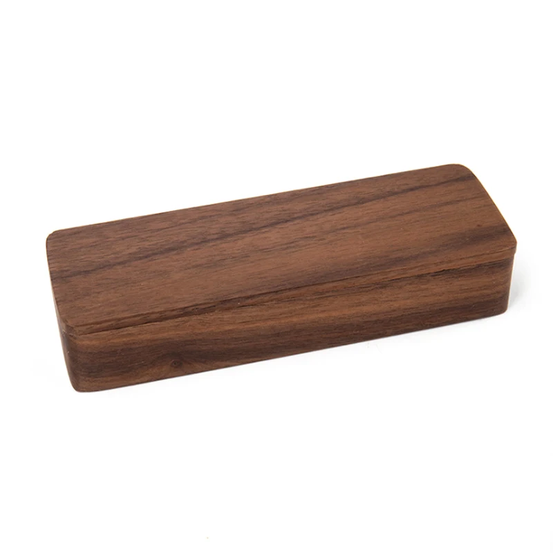 High quality professional walnut wooden gift box with magnet lid wooden tea box