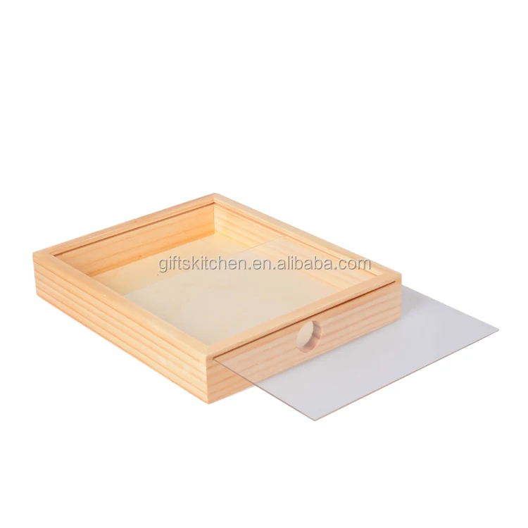 Wholesale high quality wall hanging wooden shadow box frame