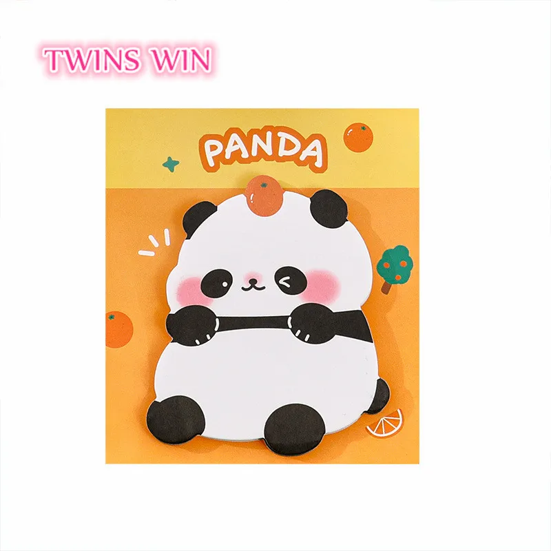 Cute Panda Sticky note High appearance level can stick note Students can tear cartoon note paper label n times stick 1801