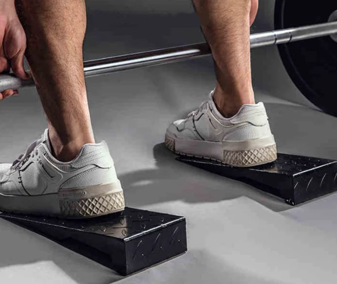 TAP Sport Squat Wedge Professional Squat Ramp for Weightlifting and Fitness Calf Stretcher and metal slant board