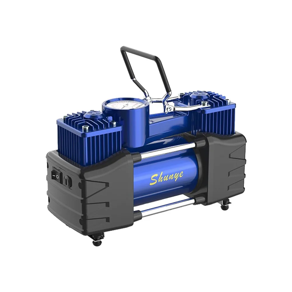 Vehicles Accessories Car Pump 12v Air Compressor Dual Cylinder Air Pump for Inflatables