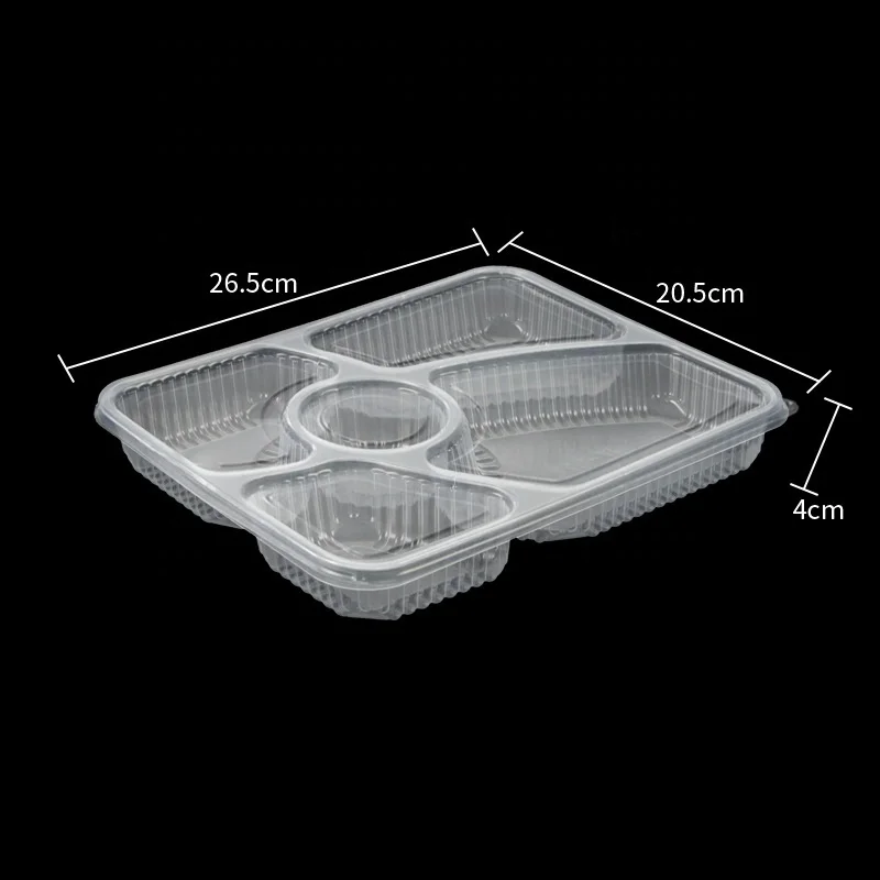 Коробка бэнто одноразовая с крышкой для ланча завтрака суши
