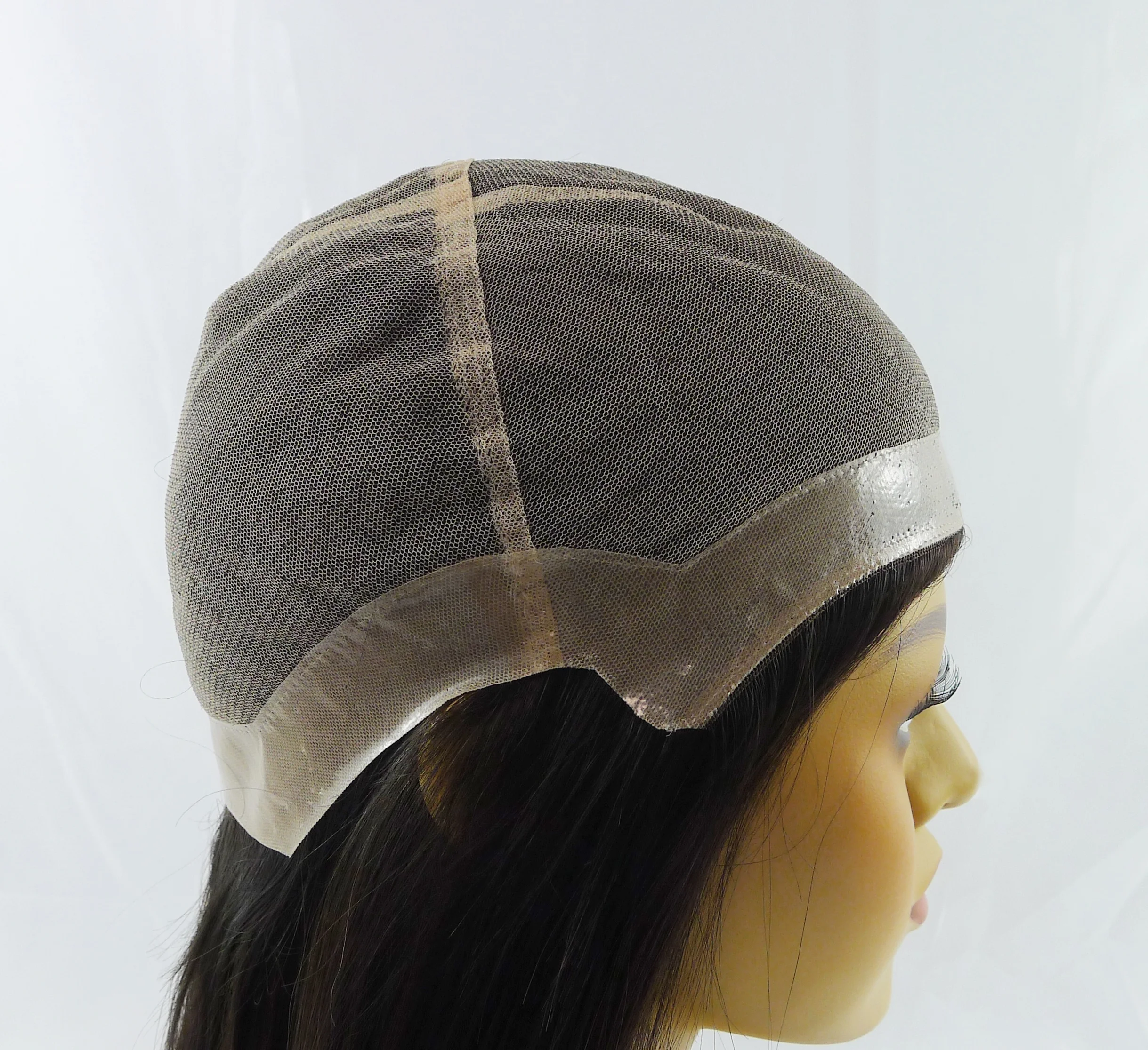 100% human hair pu with lace center base design ready stock woman hair pieces pu around wigs