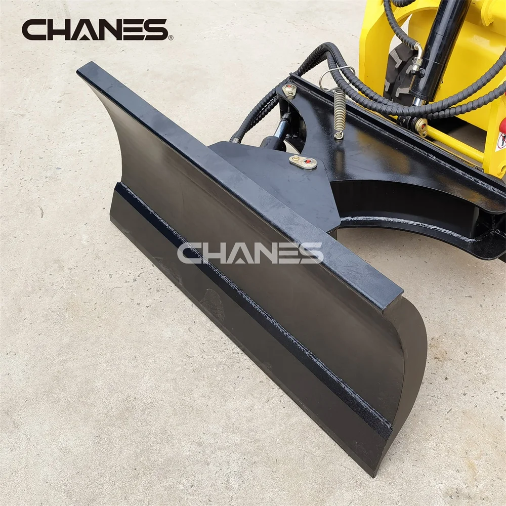 New  skid steer Dozer blade farm use mini skid steer loader with track  angle blade attachment on sale