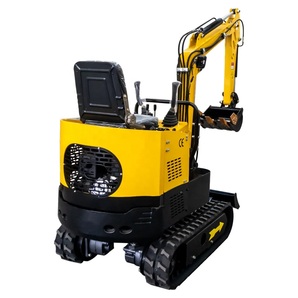 E.P Chinese Best Kubota 1 Cylinder Gasoline Diesel Engine 360 Degree Rotation Cheapest Import 1Ton Crawler Excavator