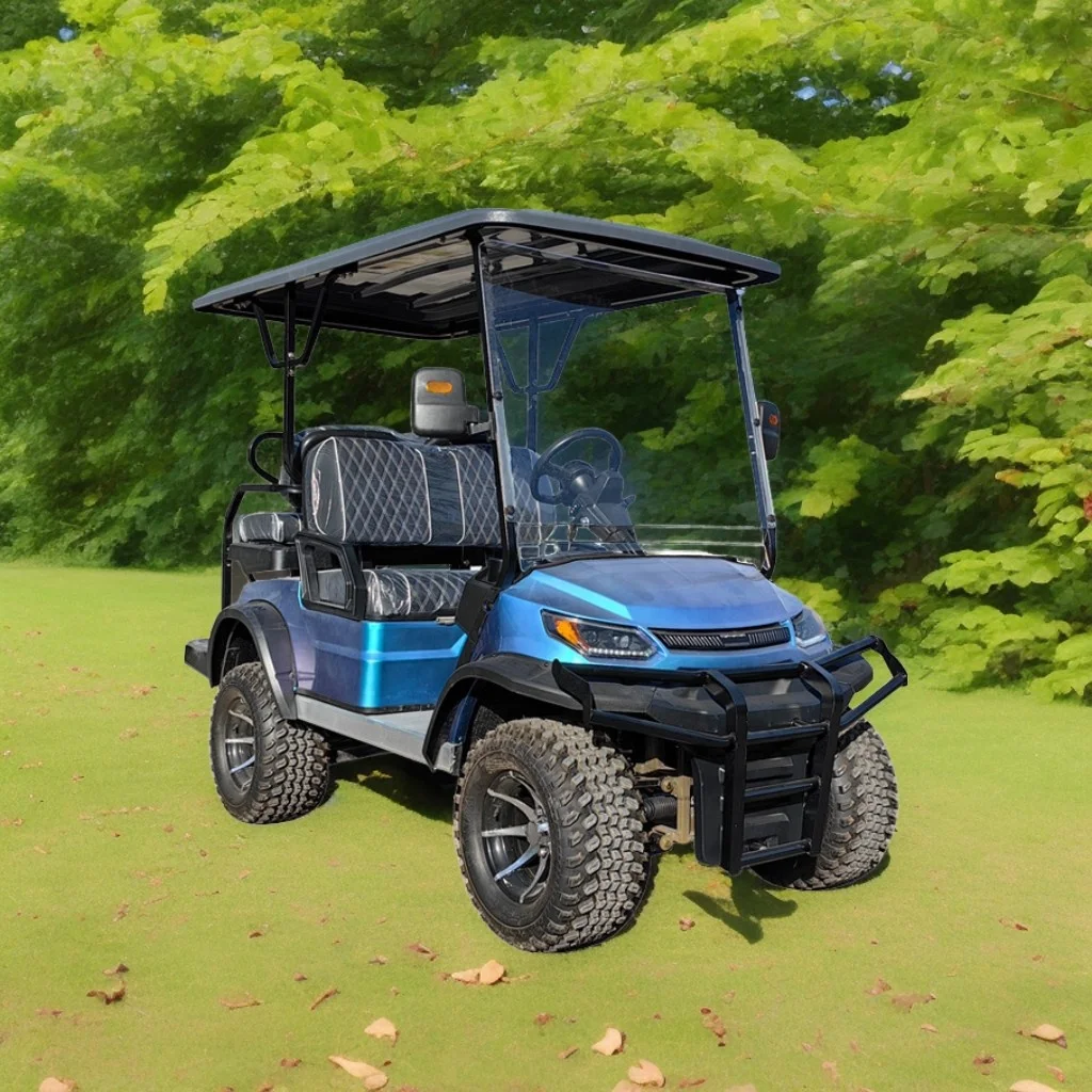 Lithium golf cart batteries 48v Customized  By Side 4*4 Utv Electric Golf Buggy Cart With Legal Lithium Battery