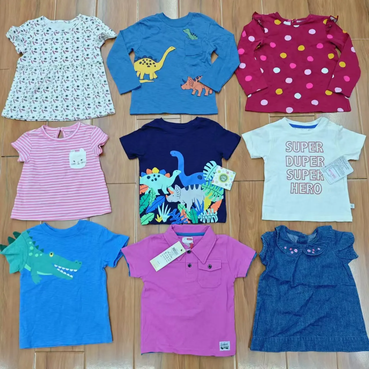 bales Leftover Overstock pants  Branded Kids Baby  Outfits Stock Lot t-shirts boys girls