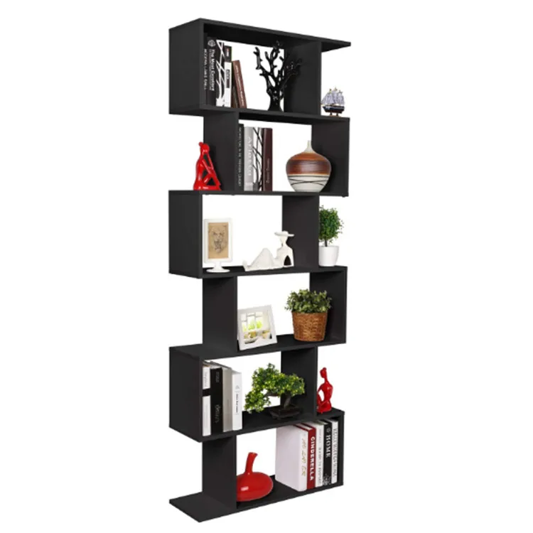 
Modern corner portable fine mdf wood design bookshelf storage bookcase book shelf 