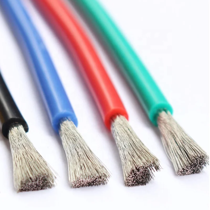  Высокотемпературный провод 1awg 4awg 8awg 10 12 14 16 18 20 24 26 28 30 32 awg супер гибкий силиконовый