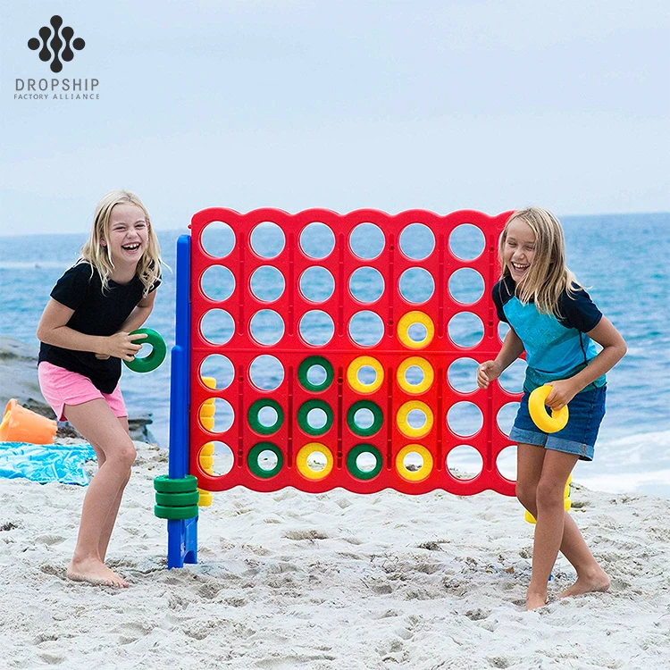 DS-TY1001 amazon hot sale connect 4 strategy board game classic yard games giant  In a row