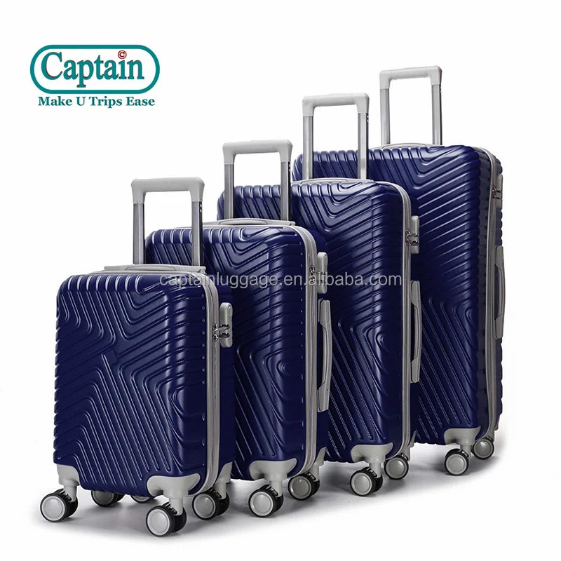 China Professional Manufacture Customized Size Trolley Bag Travel Trolley Luggage Set Colorful Travelling ABS Suitcase