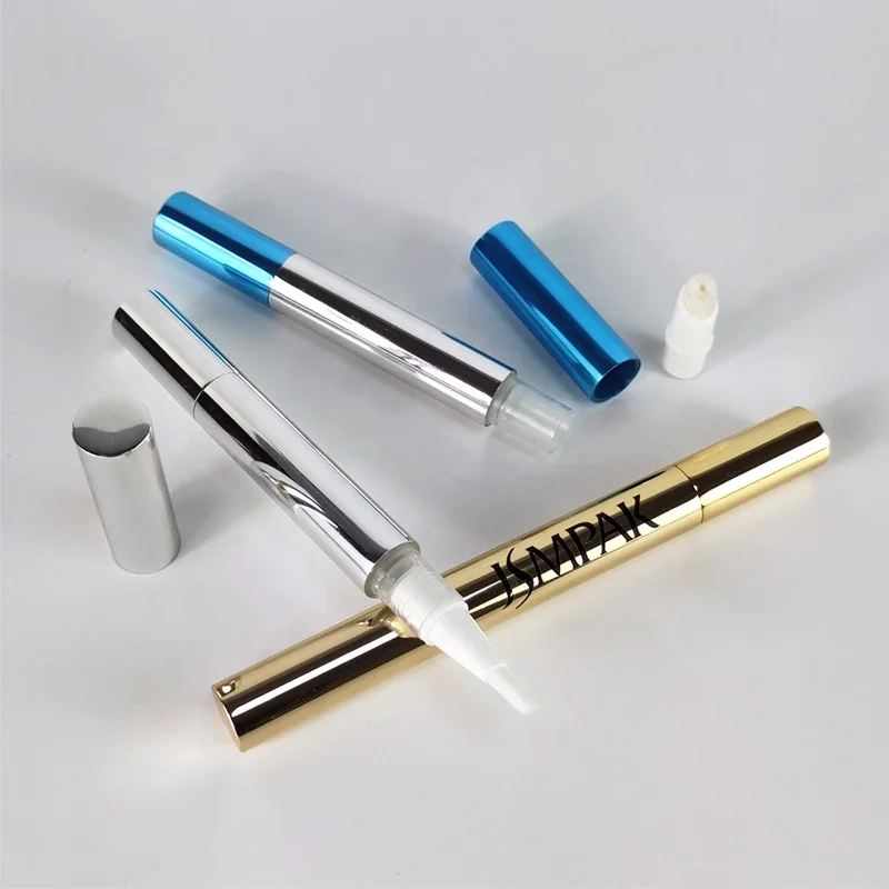 Low Price Gold Lips Gloss Containers Unique Twist Pen Cosmetic Aluminum Packaging Tube Empty Cuticle Pens