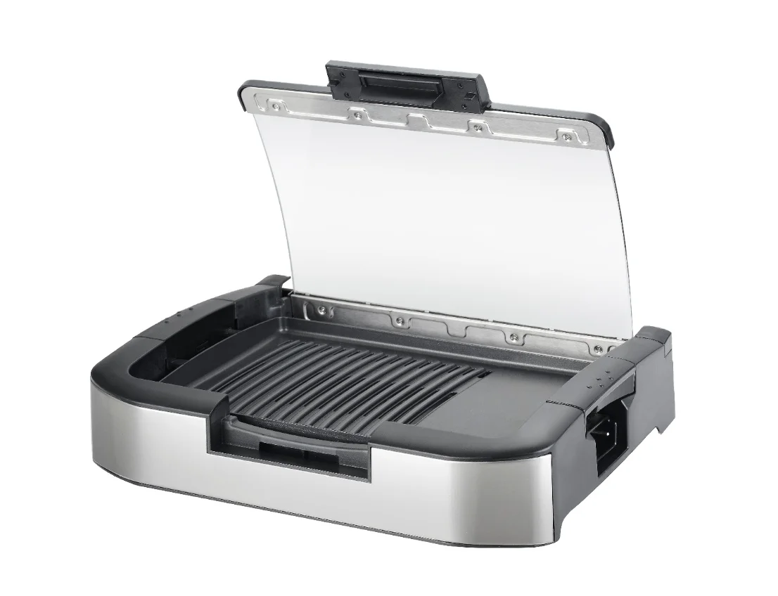 Maibo Electric Griddle Bbq Smokeless Non-Stick Coating Barbecue Grill indoor Electric Smokeless Bbq Grill