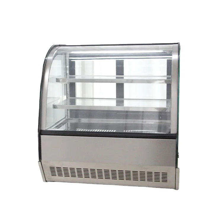 Wholesale Factory Price Cake Showcase Countertop Refrigerator Bakery Showcase Glass Display Refrigeration Equipment