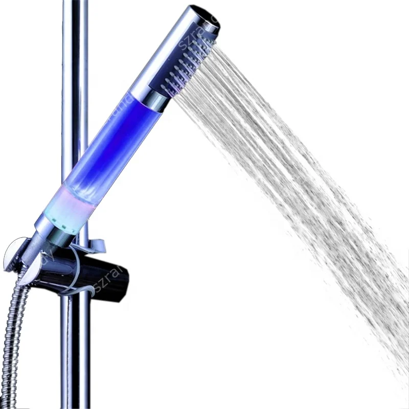 Light Bathroom LED Showers with white Colors with color box