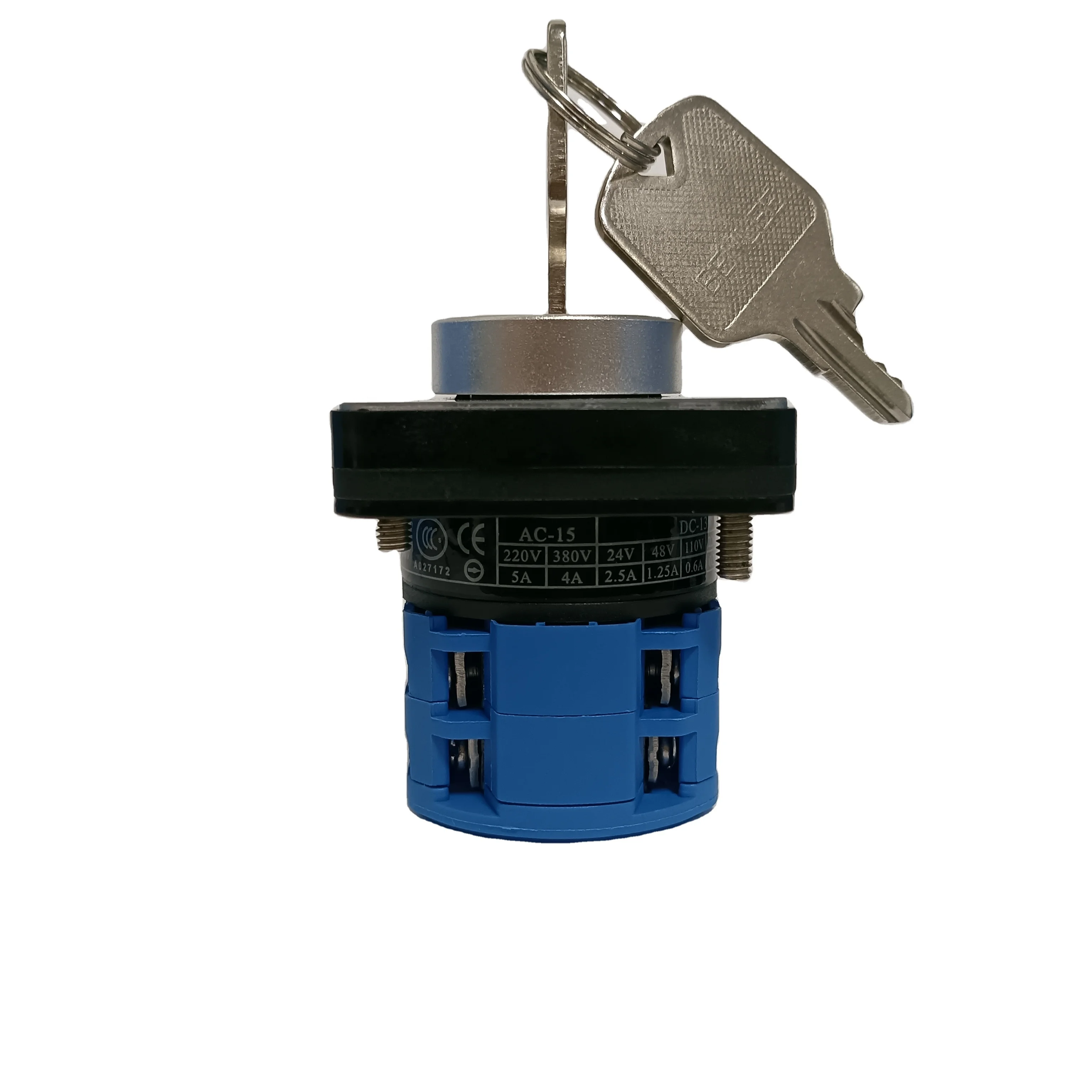 BENLEE China Manufacturer Smart 4 Positions 8 Terminals 690V 20A  Changeover  Rotary Cam Selector Latching Code Switches