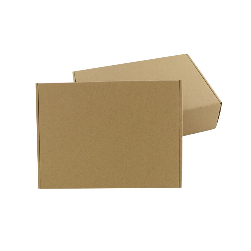 Wholesale firm brown paper Customization Courier Carton Delivery Courier Packaging fold shipping Box