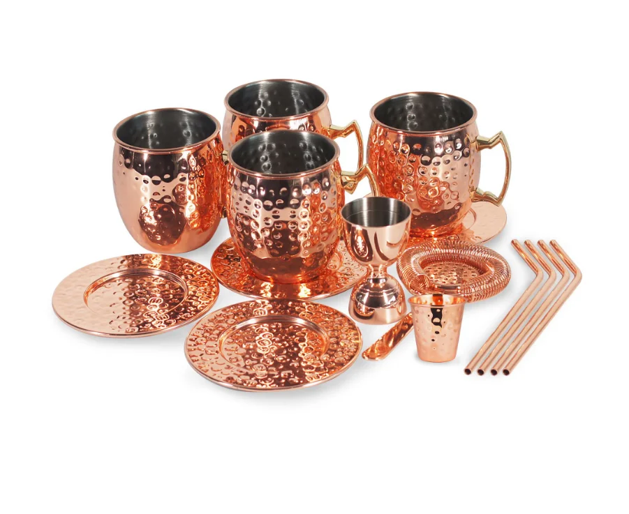 Wholesale Eco-Friendly Stainless Steel Copper Cup Custom  Mug Set