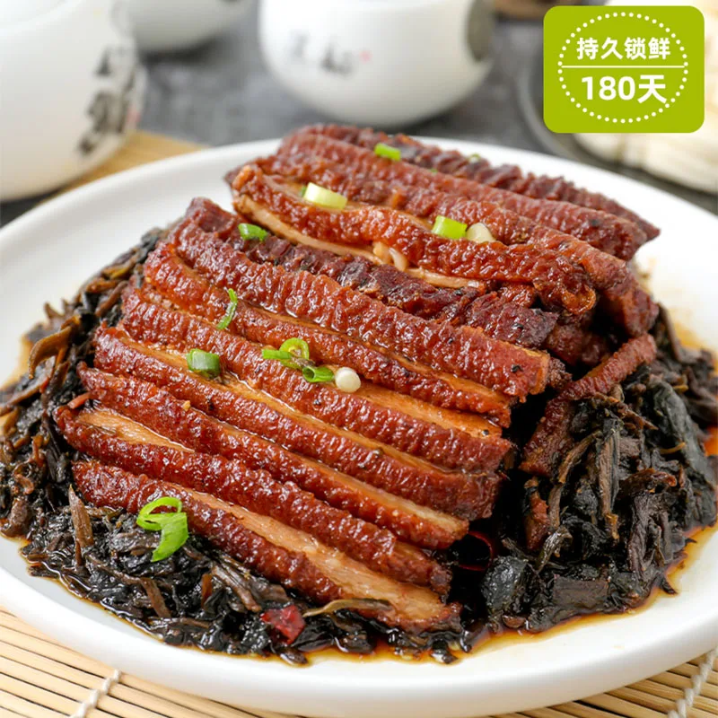 
Hot-selling Convenient And Delicious Preserved Vegetable & Pork 370g Vacuum Cooked 