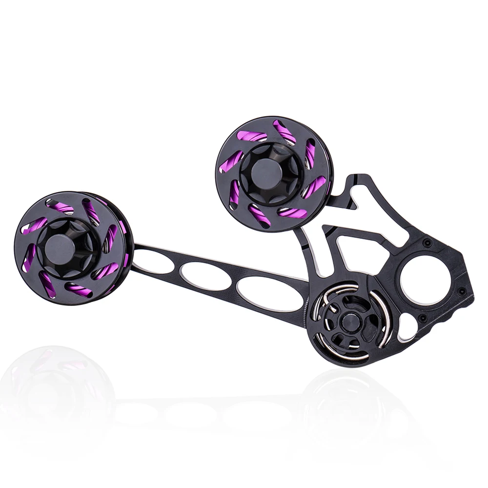 ZTTO Folding Bike Bicycle 2 3 6 Speed Rear Derailleur Chain Tensioner Adjustable Stabilizer Presser Pulley Jockey Wheel