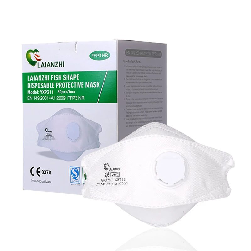 Good quality supplier ffp3 valve mask non woven 4ply face mask