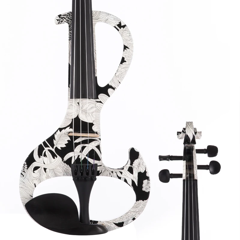 bridge piezo pickup wood wine bottle display bass guitar blue color electronic violin