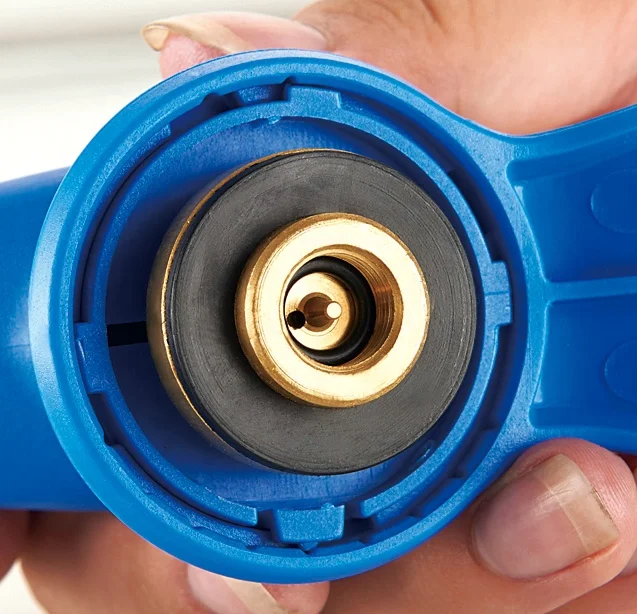 Tube Chrome Plated Supplier Direct Refillable Reusable Butane Fire Gun Kitchen Lighter KLL-8812C Automatic Piezo Screw Brass