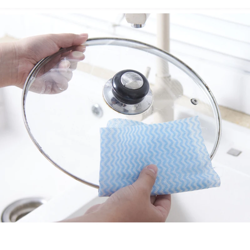 spunlace nonwoven fabric rolls microfiber glasses  floor household cleaning cloths kitchen towel