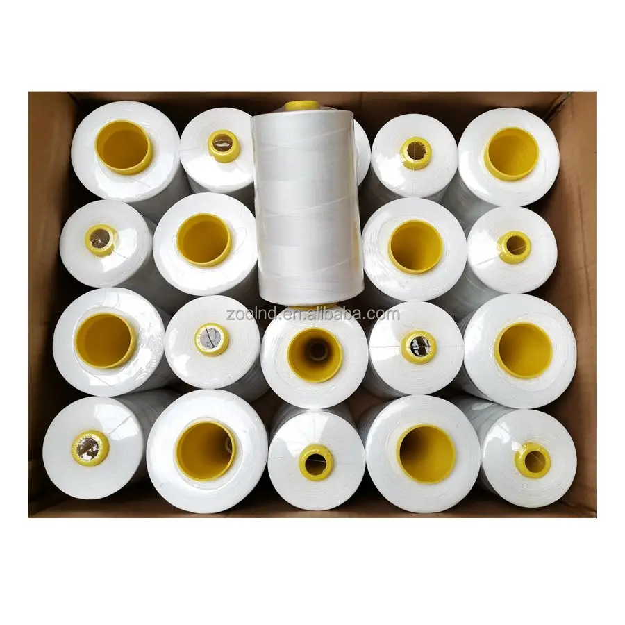 High Tenacity  White 402 Polyester Sewing Thread