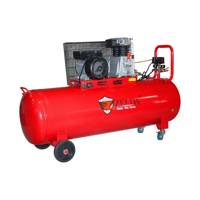 Hot Sale 3HP 200L Industrial Belt piston Driven portable Air Compressor 8 Bar/115Psi Pneumatic air compressor