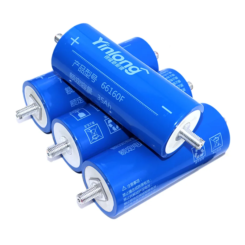 2.3v 35Ah Yinlong 66160F 2.3V 35Ah B Grade Cylindrical Lithium Titanate LTO Battery Cell